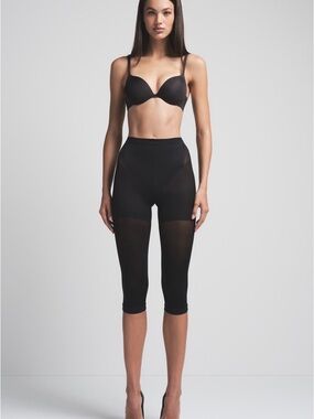 NEW! Skims High-Waist Brown Capri Shaping Leggings size XXS beige in last pic